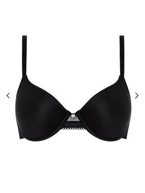 Chantelle C Jolie Memory Foam T-shirt Bra 38DD New Black C13B60
